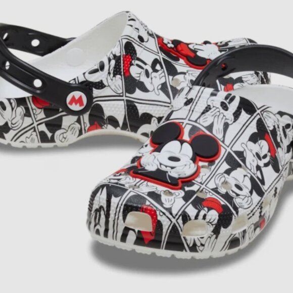 Crocs Mickey And Minnie Classic Clog Men's Size 8/Women's 10 Sandals Disney - Picture 3 of 4